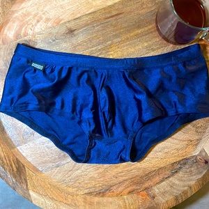 N2N Swim Brief, Navy Blue Size Medium